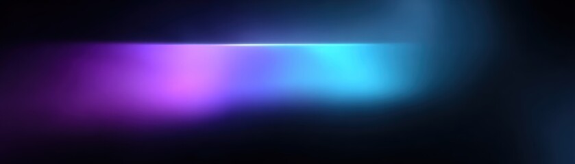 A glowing horizontal streak of purple and blue light on a dark, gradient background.