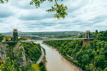 Fototapeta premium Clifton Suspension Bridge, Bristol, England.