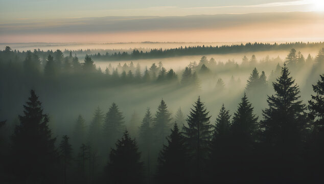 sunrise over the mountains