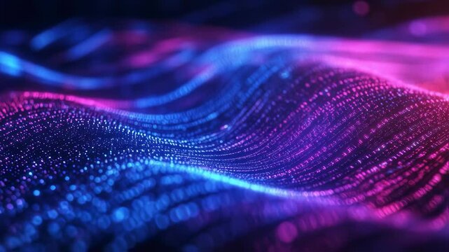 Binary code background and development code as a background, Abstract futuristic technology