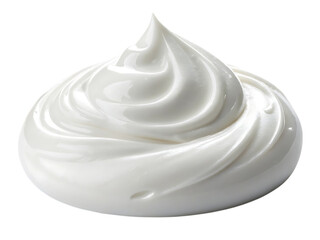 Creamy White Swirl Texture and Consistency of Dairy Product