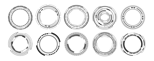 png futuristic computer interface with empty panel vector concept screen template background modern dashboard technology wallpaper layout shape frame web cyber display power element design

