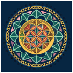 Mandala Pattern Designs flower mandala in vector. Round line pattern. Vintage monochrome element for coloring pages and design mandala design for coloring book, relaxing and easy mandala art for tatto