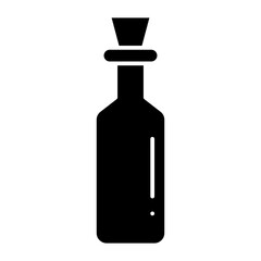 Empty Bottle glyph icon