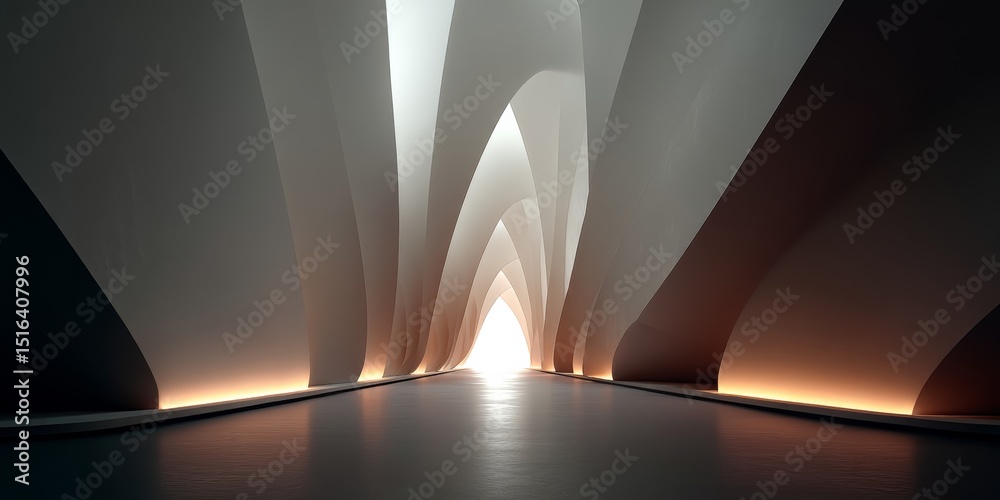 Poster elegant abstract business background featuring gradient shapes illuminated by studio lighting in war