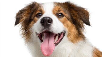 Close-up of a happy dog