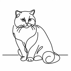 Serene Cat Resting with Eyes Closed