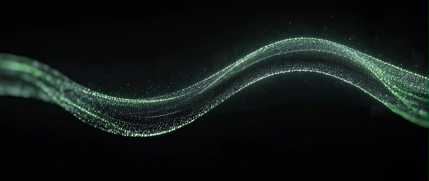 Anamorphic video Fiber Optics Network Cable On Technology