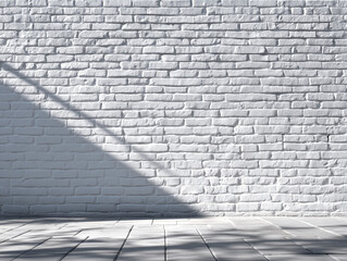 white brick wall