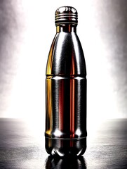 Stainless Steel Water Bottle Studio Shot