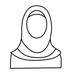 Saudi People Line Vector