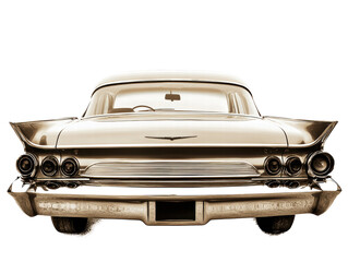 Isolated Classic Car Rear