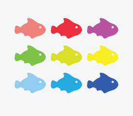 fish_group_vector_image
