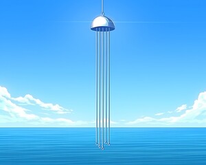 Wind Chime Ocean Sky