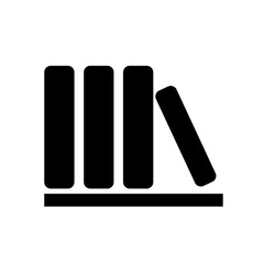 Book icon on transparent background, study, learning