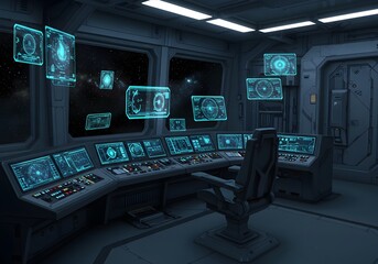 Spaceship Bridge - Command Center
