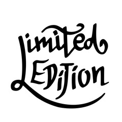 Limited Edition Modern Brush Lettering Design.