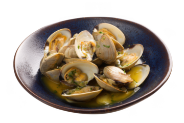 Delicious Steamed Clams in a Rich Broth A Culinary Delight