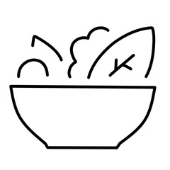 Food Line Vector