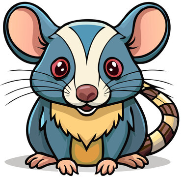 Sweet Nocturnal Animal Drawing