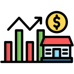 Real Estate Investment Icon