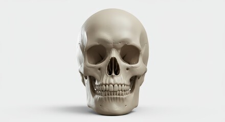 Human Skull Anatomy: Detailed 3D Model