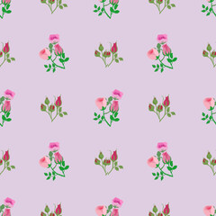 seamless pattern with flowers