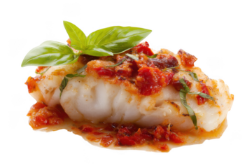 Delicious Baked Cod with Sun-Dried Tomato and Basil Topping
