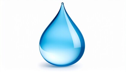 blue water drop