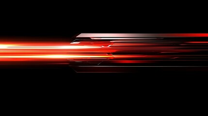 Abstract red and black design