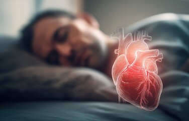 Man resting peacefully