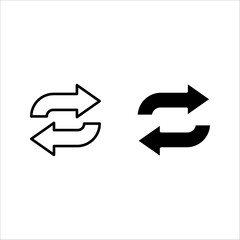 auto Play icon set. for mobile concept color editable