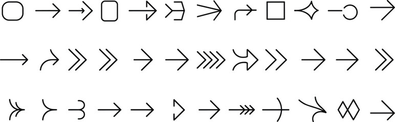 Double arrow icons in various styles, ideal for UI design, navigation, media controls, vector graphics, apps, and websites. © Titan