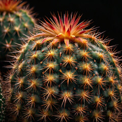 Fototapeta premium cactus flower closeup