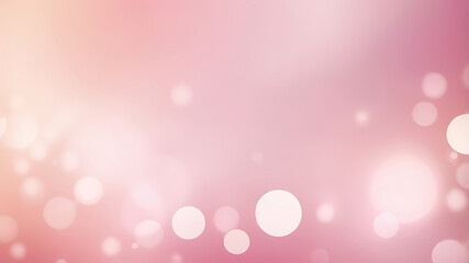 Elegant abstract pink background with soft bokeh light, modern texture, bright wallpaper design, smooth gradient surface pattern illustration template art style ai
