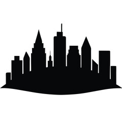 Obraz premium new york city skyline silhouette
