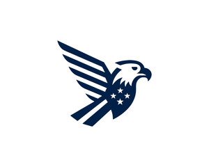 American eagle logo with strong visual impact