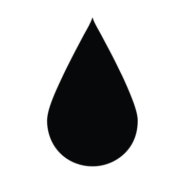 drop of oil on white background