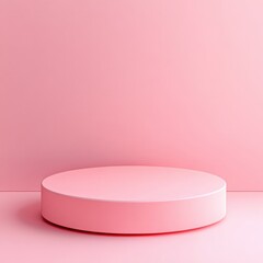 Pink Minimalist Product Display Stand