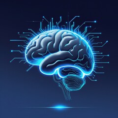 Visualization of machine learning and human cognition merging into a single neural technology ecosystem.

