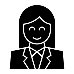 Insurance Agent glyph icon