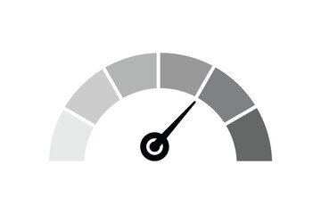 speedometer icon. Speedometer Silhouette Icon .