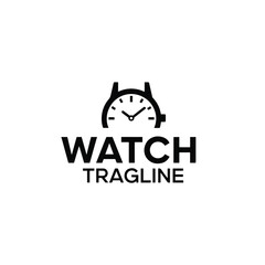 Elegant Watch Logo – Minimalist Timepiece Icon for Watch Store, Luxury Brand & Accessories Business