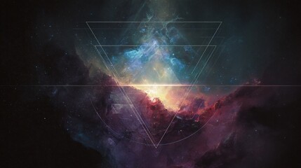 Cosmic Ambient Soundscapes Evocative Music Album Artwork Lightbeam Colors Deep Space Melodies Celestial Harmony Dreamy Atmospheric Composition Chillwave Soundtrack Serene Outer Realms Exploration
