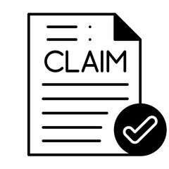 Claim Approved dualtone icon