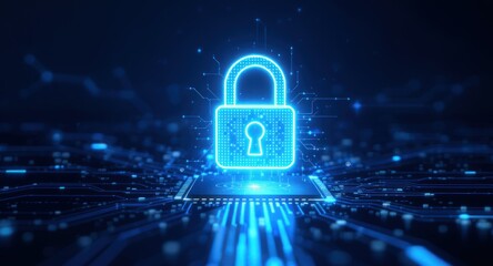 Cybersecurity digital padlock technology