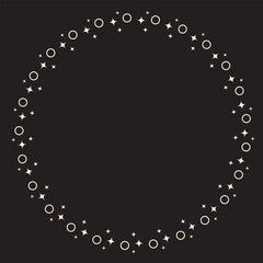 Celestial Circle of Stars and Circles