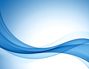Abstract blue wave background