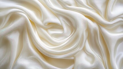 Obraz premium Dynamic texture of wet silk that looks like waves of water 