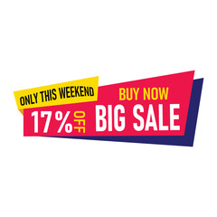 Fototapeta premium big sale banner design flash sale banner design templete promotion poster sale poster design